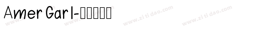 AmerGarI字体转换