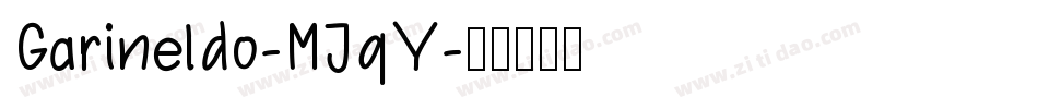 Garineldo-MJqY字体转换