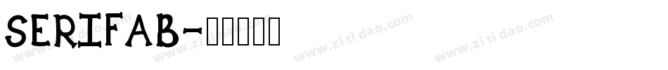 SERIFAB字体转换