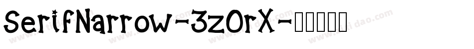 SerifNarrow-3zOrX字体转换