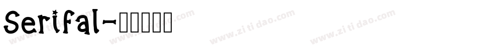 Serifal字体转换
