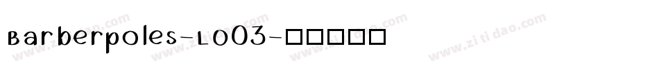 Barberpoles-LO03字体转换