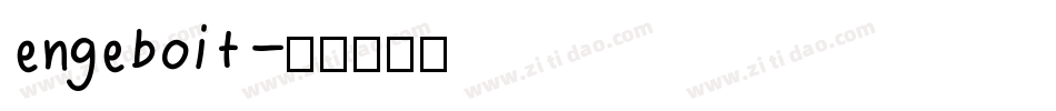 engeboit字体转换