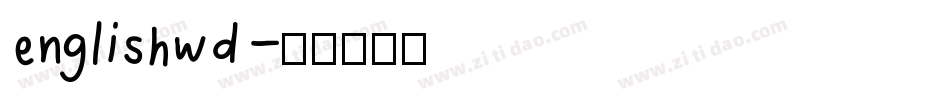 englishwd字体转换