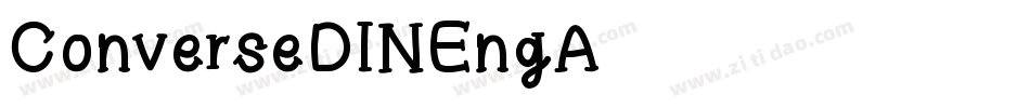 ConverseDINEngAlt字体转换