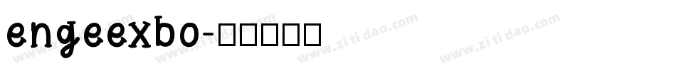 engeexbo字体转换