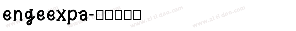engeexpa字体转换