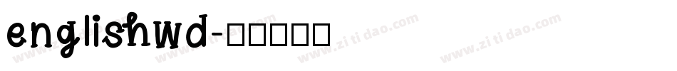 englishwd字体转换
