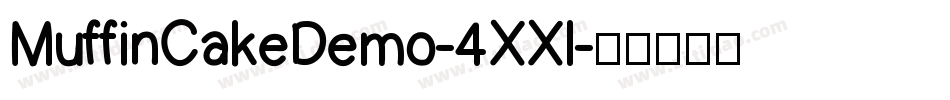 MuffinCakeDemo-4XXl字体转换