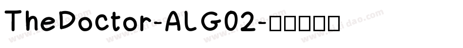 TheDoctor-ALG02字体转换