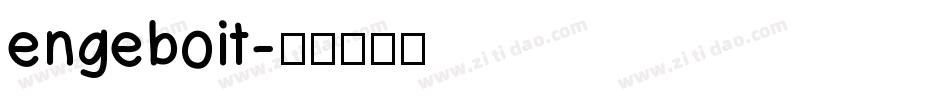 engeboit字体转换