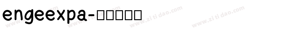 engeexpa字体转换