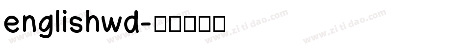 englishwd字体转换