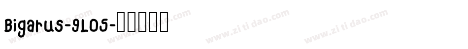 Bigarus-9L05字体转换