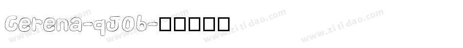 Cerena-qJ06字体转换