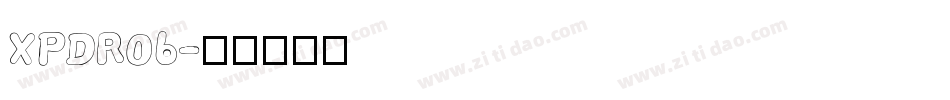 XPDR06字体转换