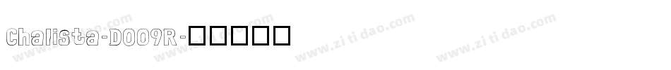 Chalista-DO09R字体转换