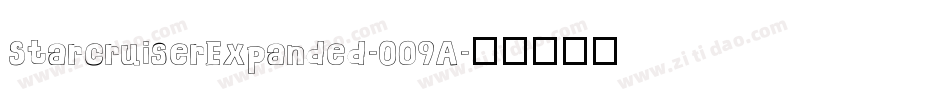 StarcruiserExpanded-O09A字体转换