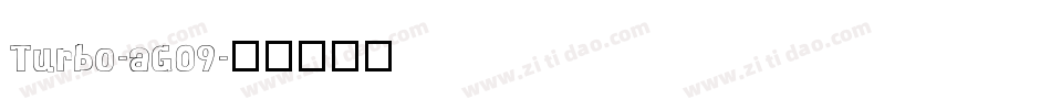 Turbo-aG09字体转换