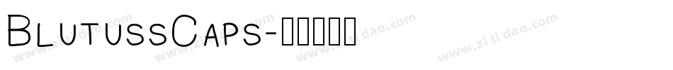 BlutussCaps字体转换 BlutussCaps字体转换