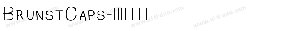 BrunstCaps字体转换 BrunstCaps字体转换