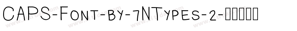 CAPS-Font-by-7NTypes-2字体转换