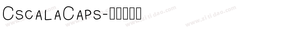 CscalaCaps字体转换