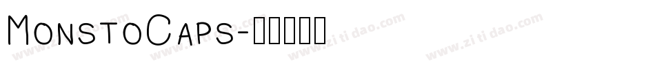 MonstoCaps字体转换
