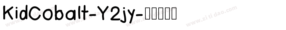 KidCobalt-Y2jy字体转换