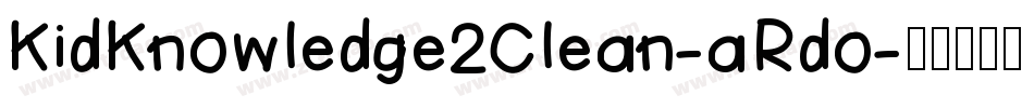 KidKnowledge2Clean-aRdo字体转换