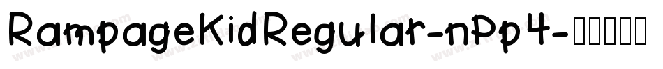 RampageKidRegular-nPp4字体转换