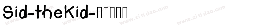Sid-theKid字体转换