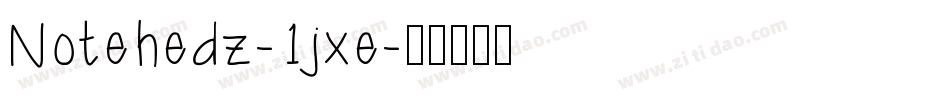 Notehedz-1jxe字体转换