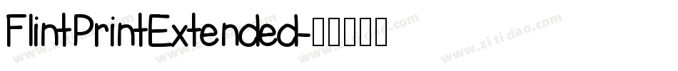 FlintPrintExtended字体转换