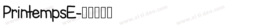 PrintempsE字体转换