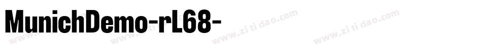 MunichDemo-rL68字体转换
