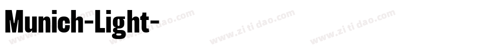 Munich-Light字体转换