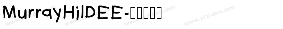 MurrayHilDEE字体转换