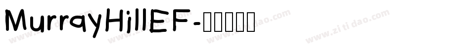 MurrayHillEF字体转换