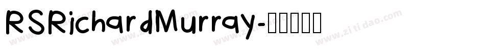 RSRichardMurray字体转换