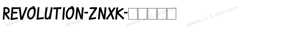 Revolution-ZnxK字体转换