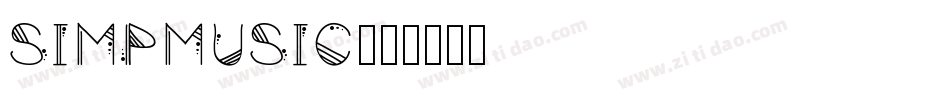 SIMPMUSIC字体转换