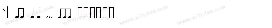 Music字体转换