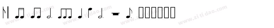 Musicality字体转换