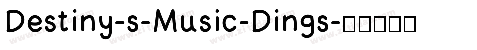 Destiny-s-Music-Dings字体转换
