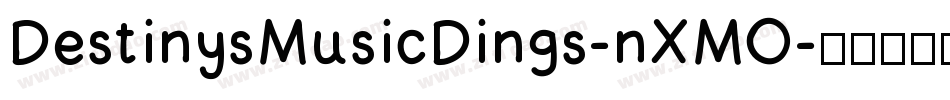 DestinysMusicDings-nXMO字体转换