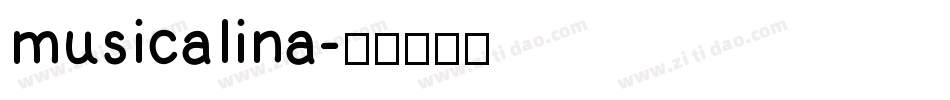 musicalina字体转换