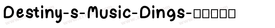 Destiny-s-Music-Dings字体转换
