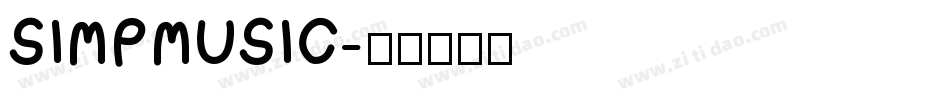 SIMPMUSIC字体转换
