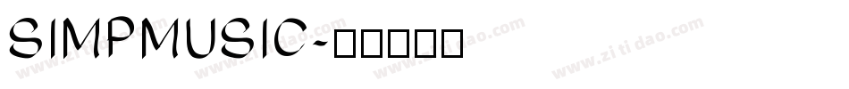 SIMPMUSIC字体转换